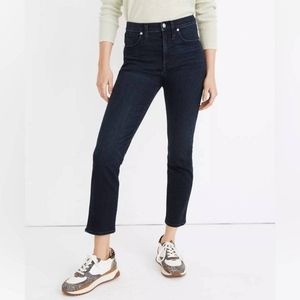 MADEWELL Stovepipe Ankle Jean in Macintosh wash sz. 26